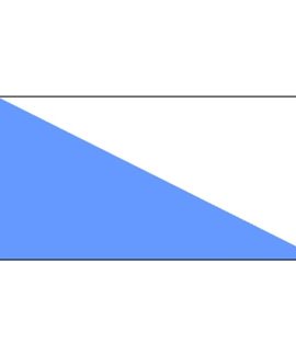 Mid Blue and White Flag