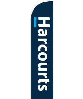 Harcourts Corporate Feather Flag 650mm x 3000mm