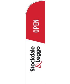 Stockdale & Leggo Large Open Feather Flag 2019