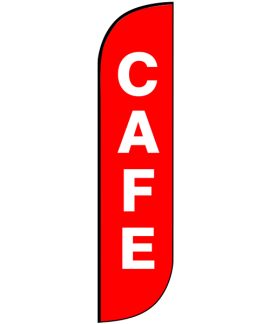 Cafe Feather Flag