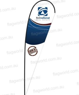First National Lifestyle Medium Teardrop Flag