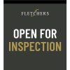 Fletchers Open for Inspection 900mm x 1800mm (Double Sided Flag)
