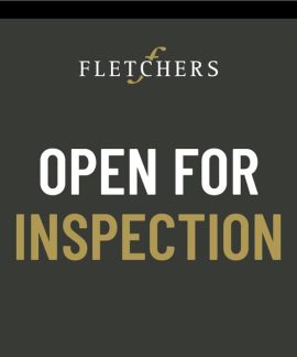 Fletchers Open for Inspection 900mm x 1800mm (Double Sided Flag)