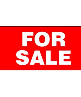 For sale red flag