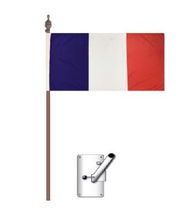 French Flag Bracket and Pole Kit
