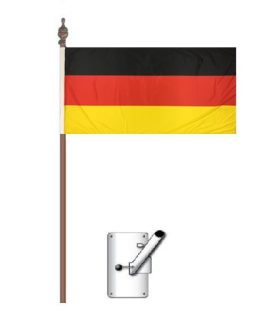 German Flag Bracket and Pole Kit