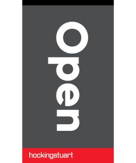 Hockingstuart Open Flag 870mm x 1500mm
