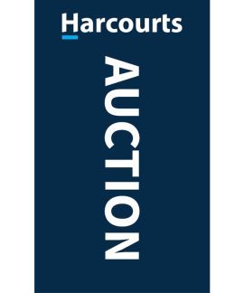 Harcourts Auction Signboard Flag