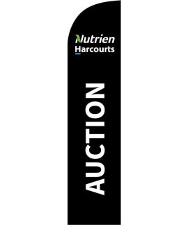 Nutrien Harcourts Auction (2020) Black Medium Feather 650mm x 3000mm