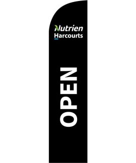 Nutrien Harcourts Open (2020) Black Medium Feather 650mm x 3000mm