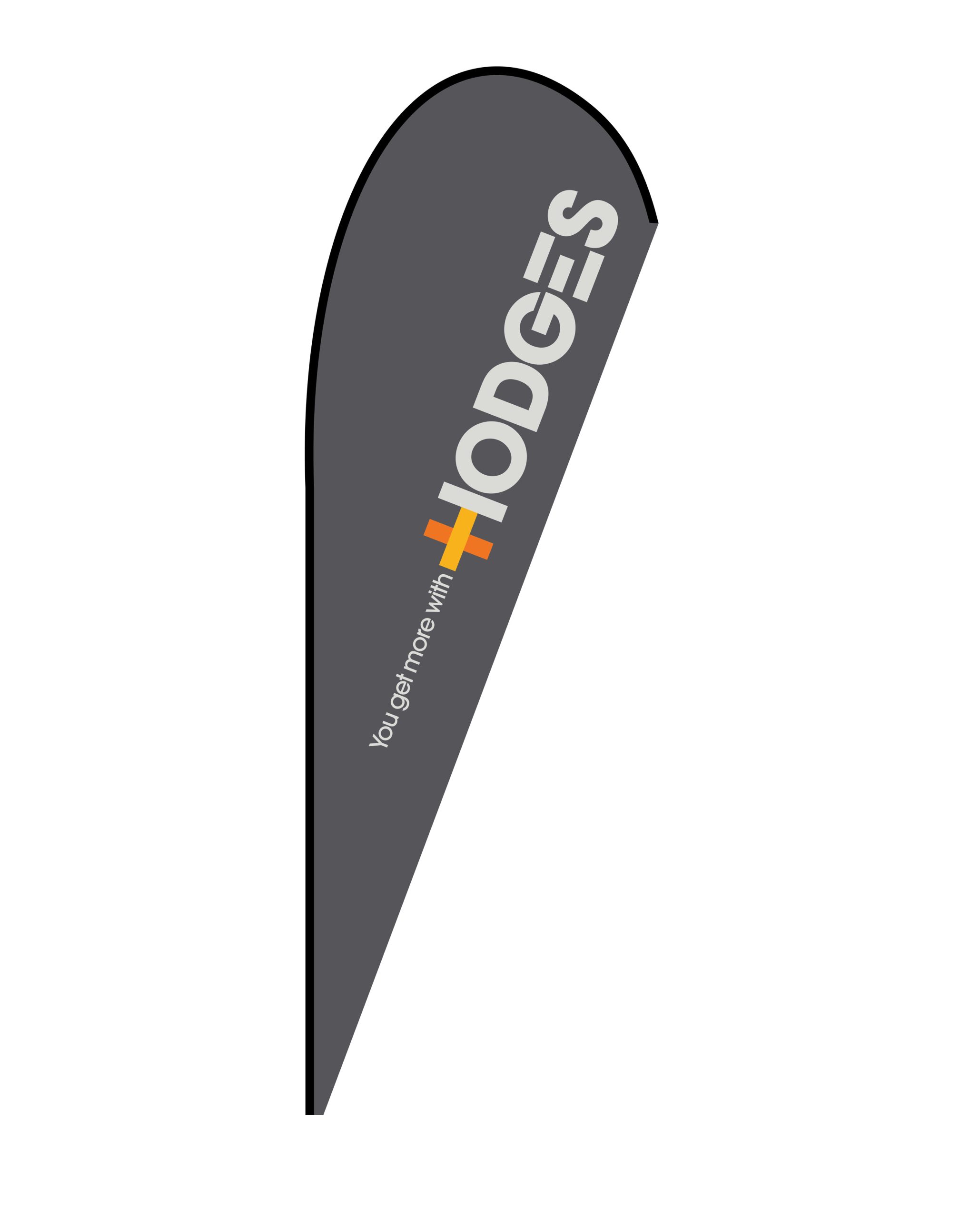Hodges Medium Tear Drop Flag HTD258