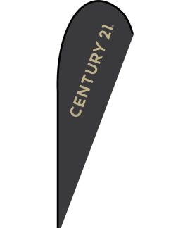 Century 21 Real Estate Corp Medium Tear Drop Flag