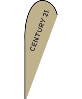 Century 21 Corporate Medium Tear Drop Flag