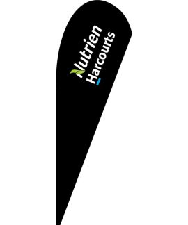Nutrien Harcourts (2020) Black Medium Tear Drop
