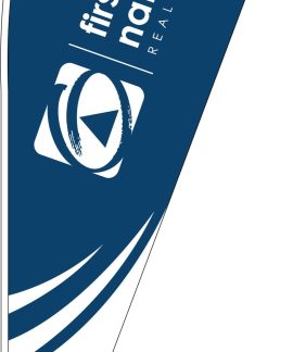 First National Reverse Logo Medium Tear Drop