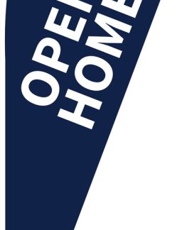 Harcourts open home property sign