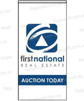 First National Auction Today Flag