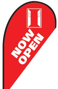 now open flag