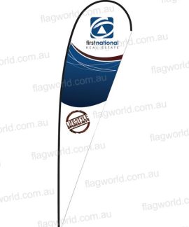 First National Medium Teardrop Lifestyle Flag