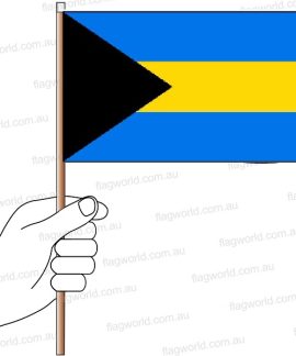 Bahamas Hand Flag Handwaver