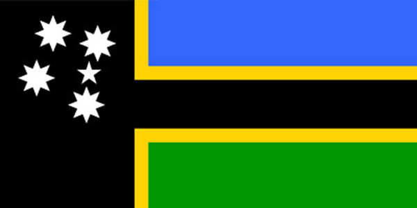 Australian South Sea Islander Flag 1800mm x 900mm (Fully Sewn)