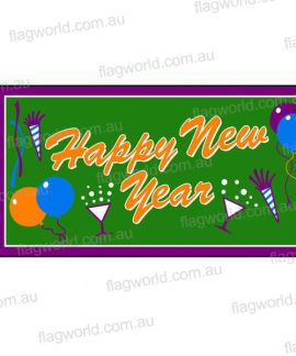 Happy New Year Flag