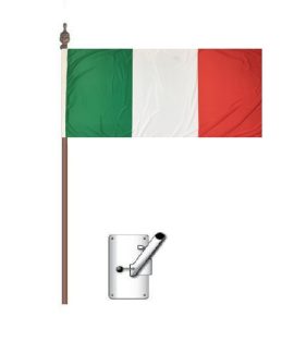 Italian Flag Bracket and Pole Kit