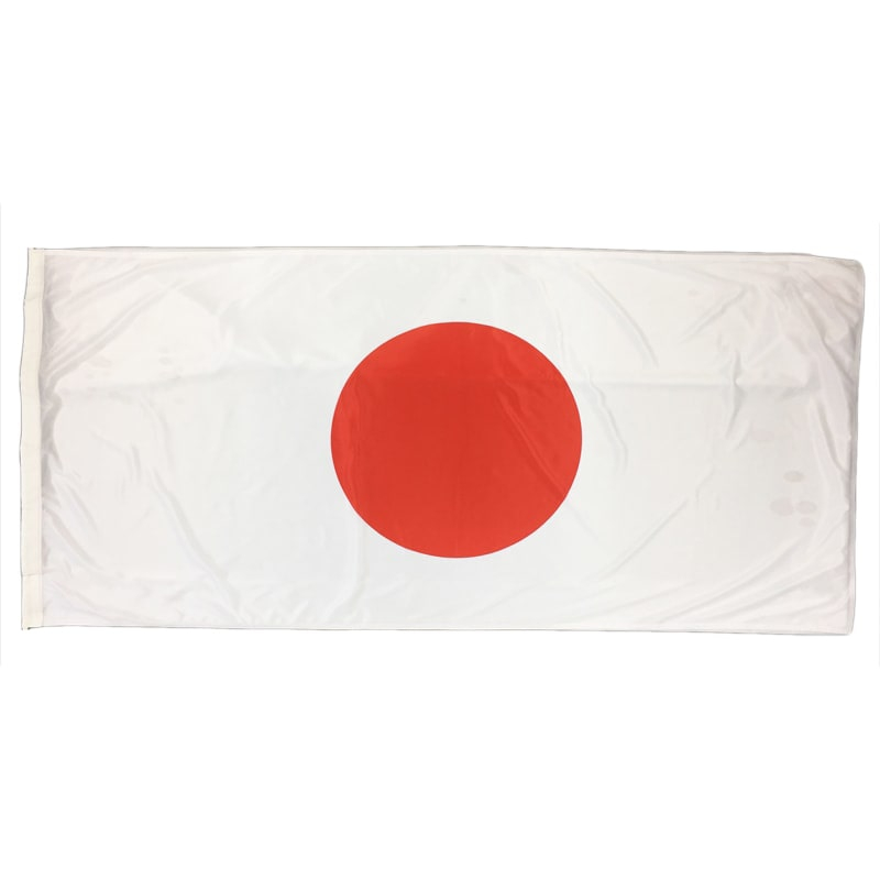 Japan Flag 1800mm x 900mm (Fully Sewn