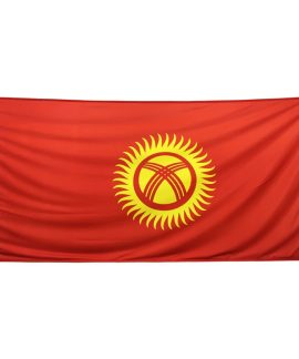 Kyrgyzstan Flag 1800mm x 900mm (Knitted)