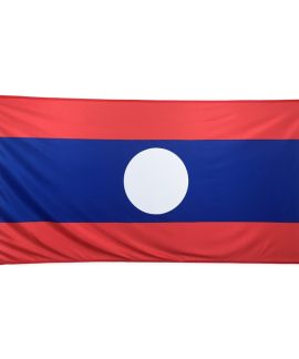 Laos Flag 1800mm x 900mm (Knitted)