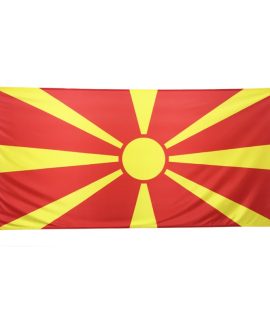 Macedonia Flag 1800mm x 900mm (Knitted)