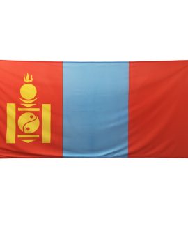 Mongolia Flag 1800mm x 900mm (Knitted)