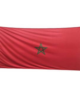 Morocco Flag 1800mm x 900mm (Knitted)