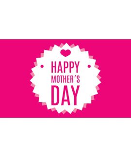  Mother's Day  Flag 1B 1800mm x 900mm (Knitted)