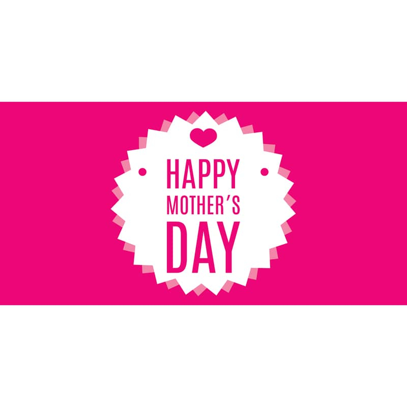 Mother's Day Flag 1B 1800mm x 900mm (Knitted)