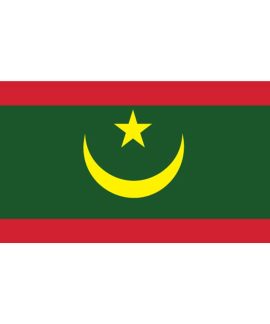 Mauritania Flag 1800mm x 900mm (Knitted)