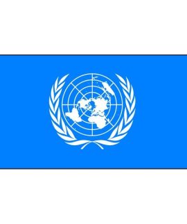 United Nations Flag Fully Sewn