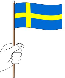 Sweden Hand Flag Handwaver