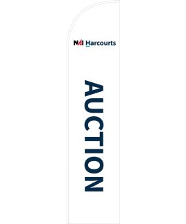 NAI Harcourts Auctions Feather flag