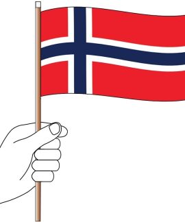 Norway Hand Flag Handwaver