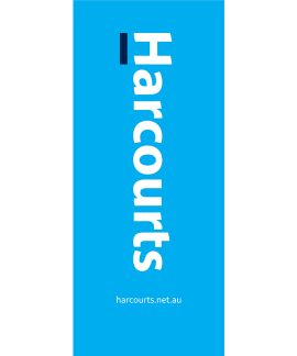 Harcourts Cyan Pull Up Banner (2020)