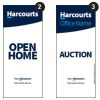 Harcourts PUB - Open Home and Auction Banners White