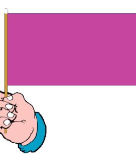Purple Hand Flag Handwaver