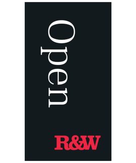 Richardson & Wrench Black Open Flag