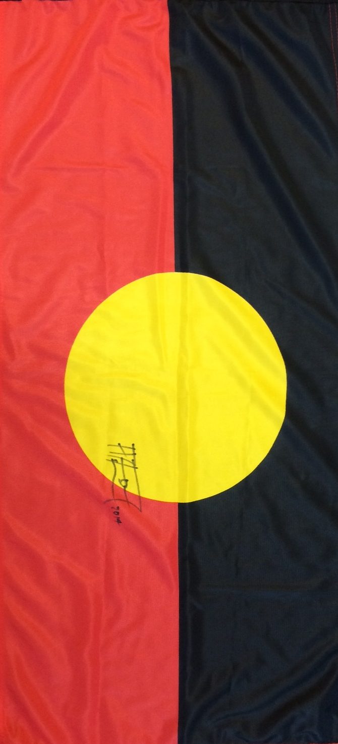 Limited Edition Aboriginal Flag.