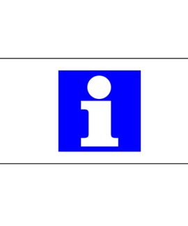 information symbol flag