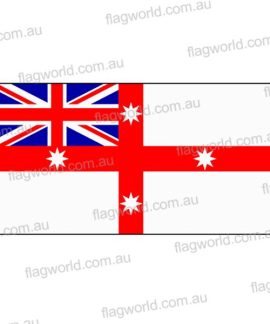 Royal Australian Navy white ensign flag