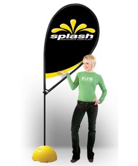 Large Splash Flag Pole 3.3m