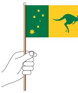 Australia Sporting Flag Hand Flag Handwaver