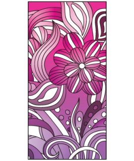 Spring Flag Pink and Purple 900mm x 1800mm (Knitted)